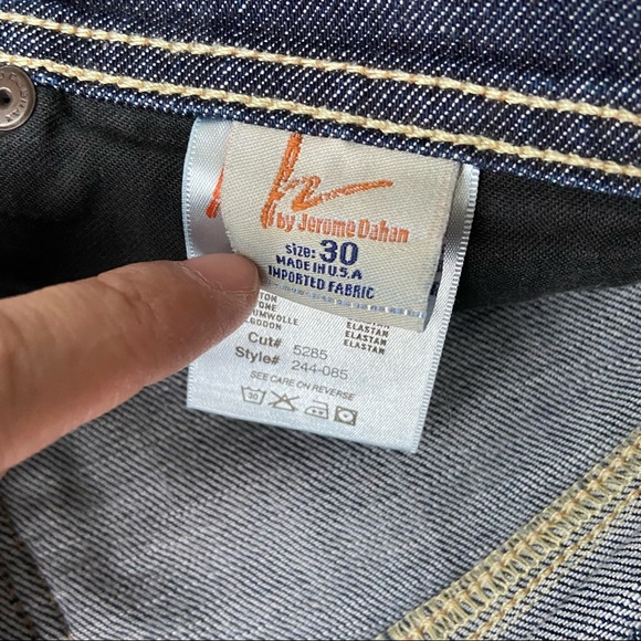 Citizens of Humanity COH Stretch Wide Leg Embroidery Cape Cod 244 Jeans - Picture 14 of 15